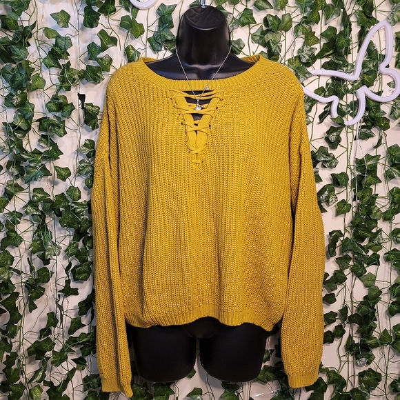 ❤️Kaisely Yellow Sweater☆ - Picture 4 of 4